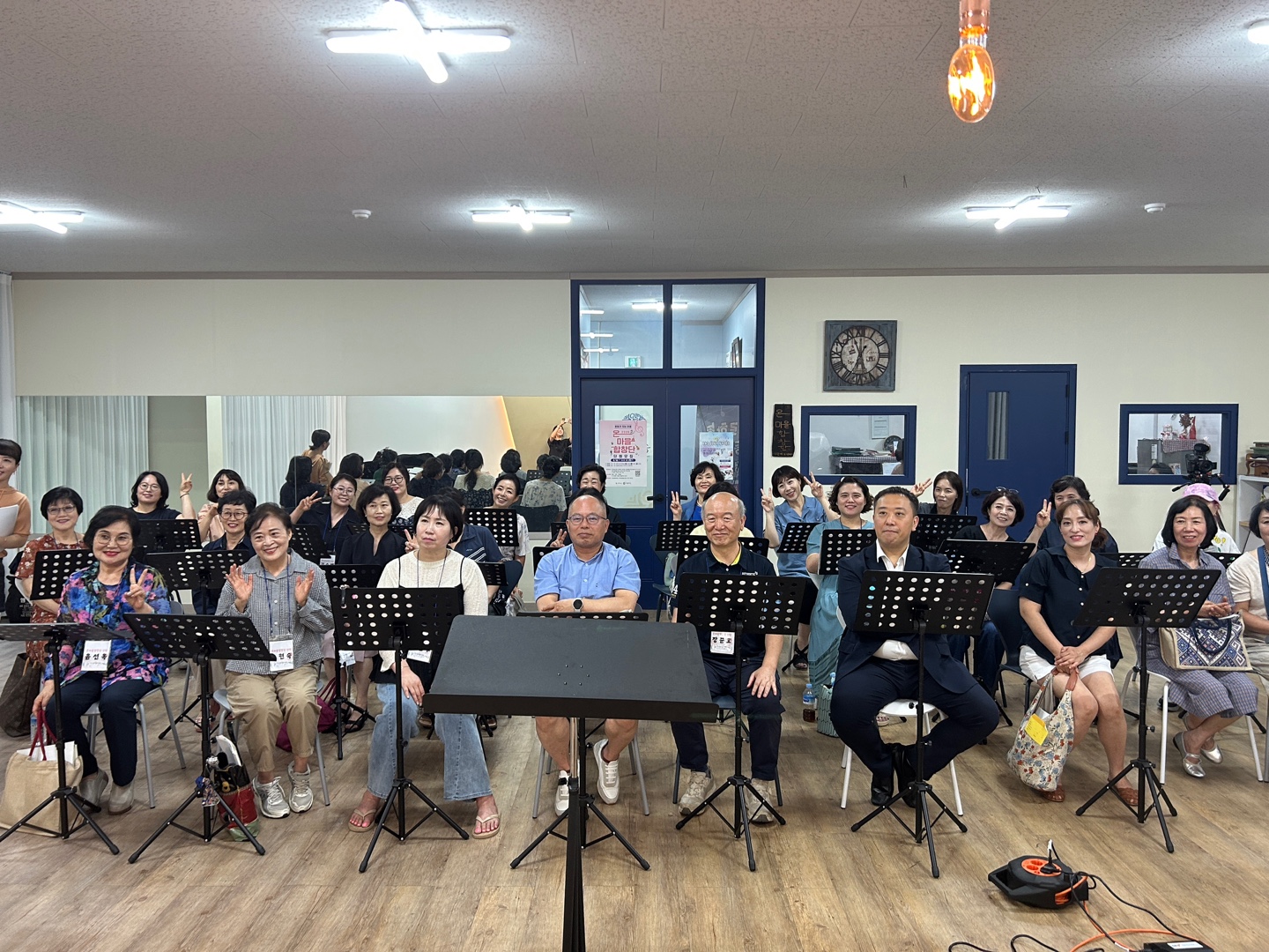 2025 문화가 있는 마을 사업 「온마을 합창단」수업 현장 스케치 (8월)